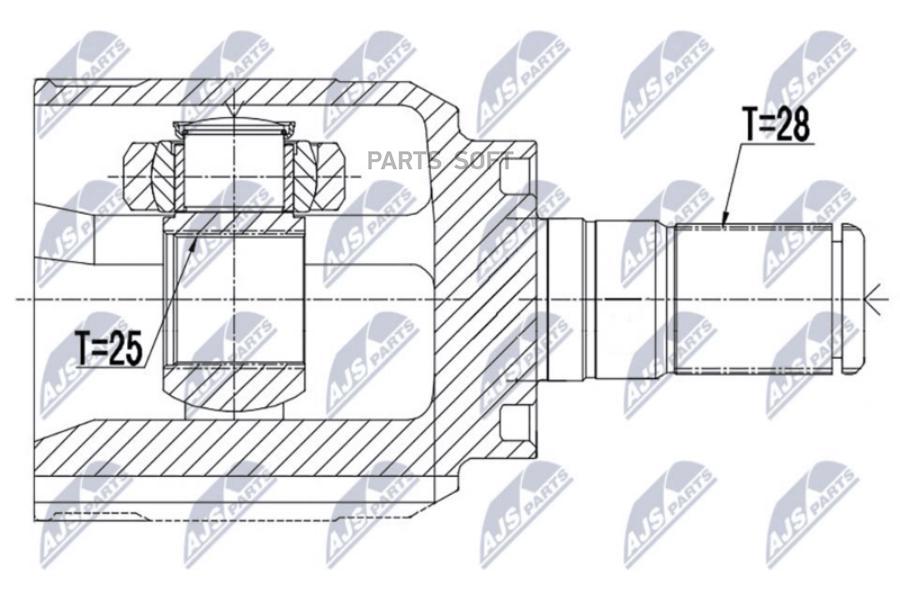 NTY NPWHY536 NPW-HY-536_Шарнир равных угловых скоростей: HYUNDAI IX35 2.0CRDI 10-06.2015,
NTY NPWHY536 NPW-HY-536_Шарнир равных угловых скоростей: HYUNDAI IX35 2.0CRDI 10-06.2015,