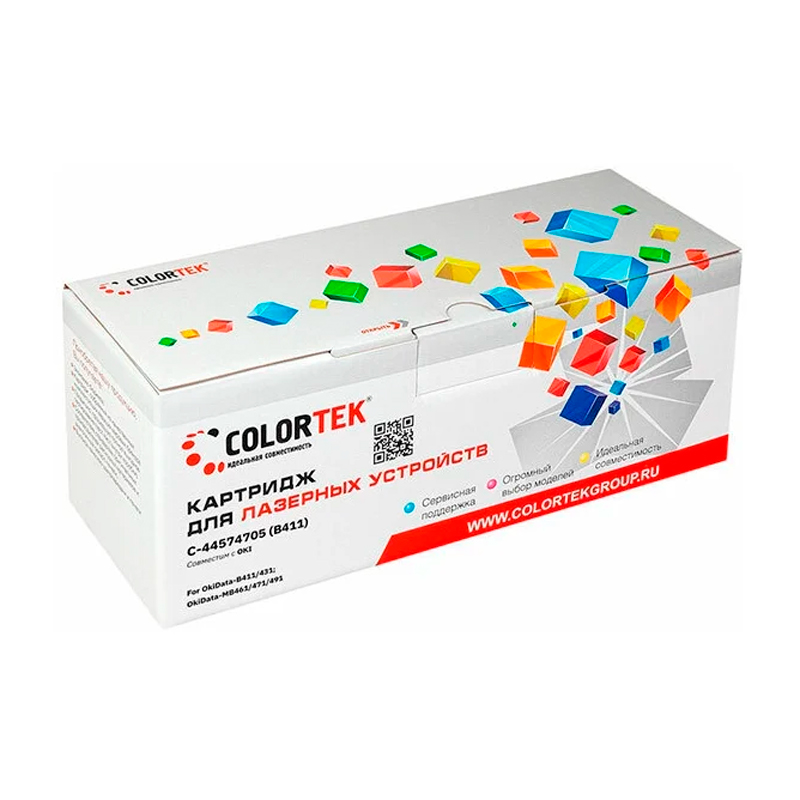 44574705 / 44574702 Colortek совместимый черный тонер-картридж для Oki B 411/ 431; MB 461/
44574705 / 44574702 Colortek совместимый черный тонер-картридж для Oki B 411/ 431; MB 461/