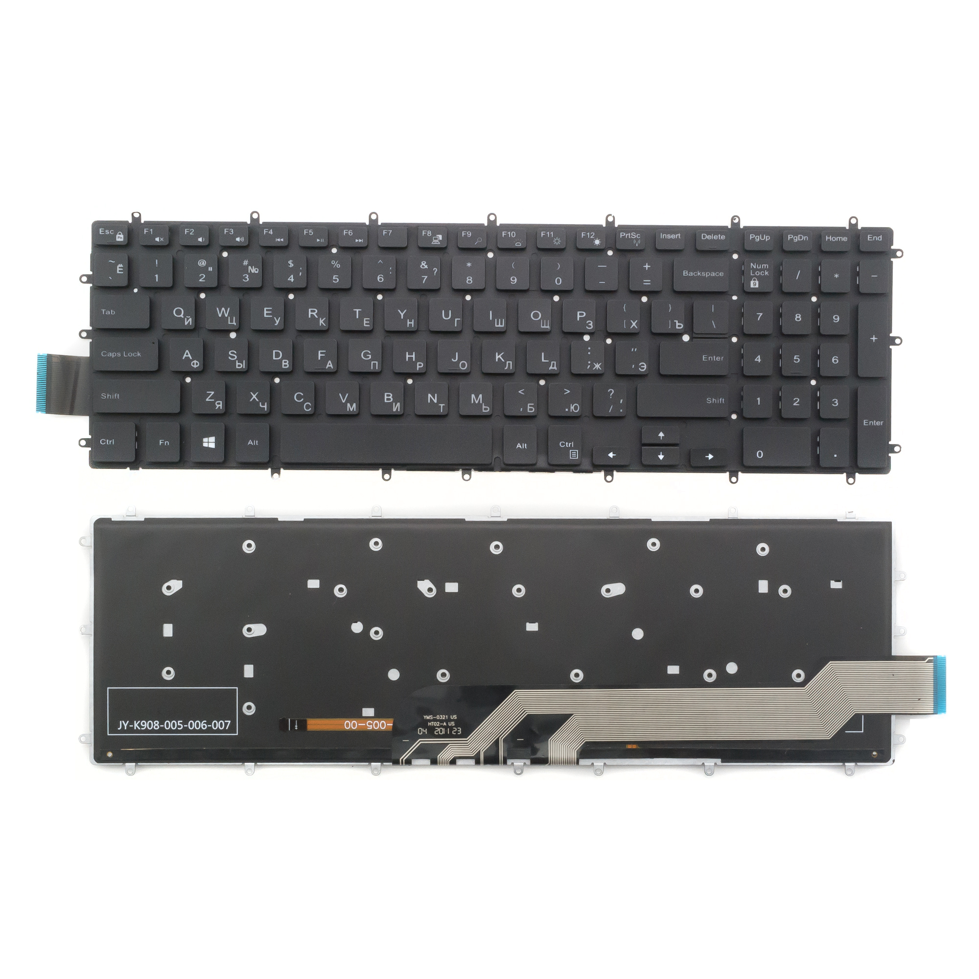 Клавиатура Azerty для ноутбука Dell 15 5565/ Inspiron 17-5765 черная с подсветкой, 03NVJK
Клавиатура Azerty для ноутбука Dell 15 5565/ Inspiron 17-5765 черная с подсветкой, 03NVJK