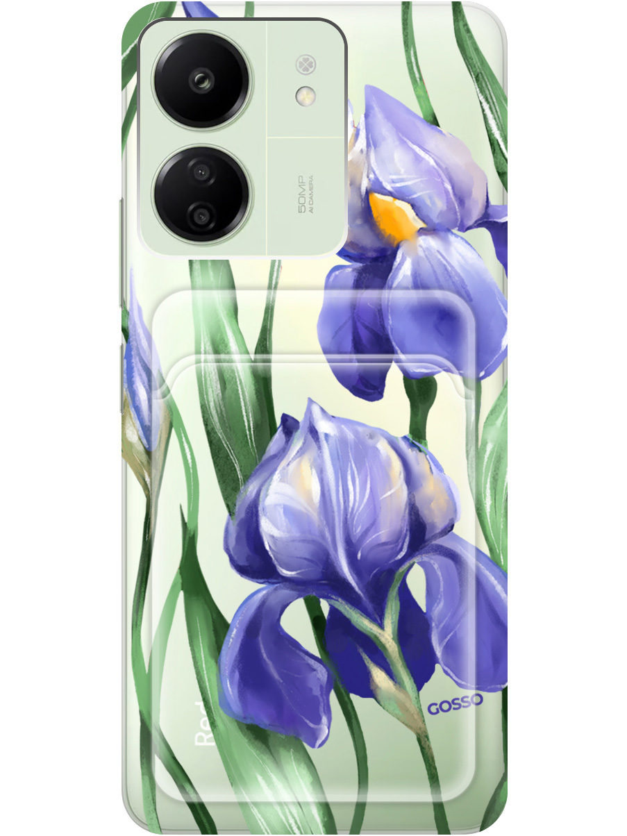 Силиконовый чехол на Xiaomi Redmi 13C / Poco C65 с рисунком "Amazing Irises" прозрачный, Прозрачный;белый;синий, 20011930
Силиконовый чехол на Xiaomi Redmi 13C / Poco C65 с рисунком "Amazing Irises" прозрачный, Прозрачный;белый;синий, 20011930