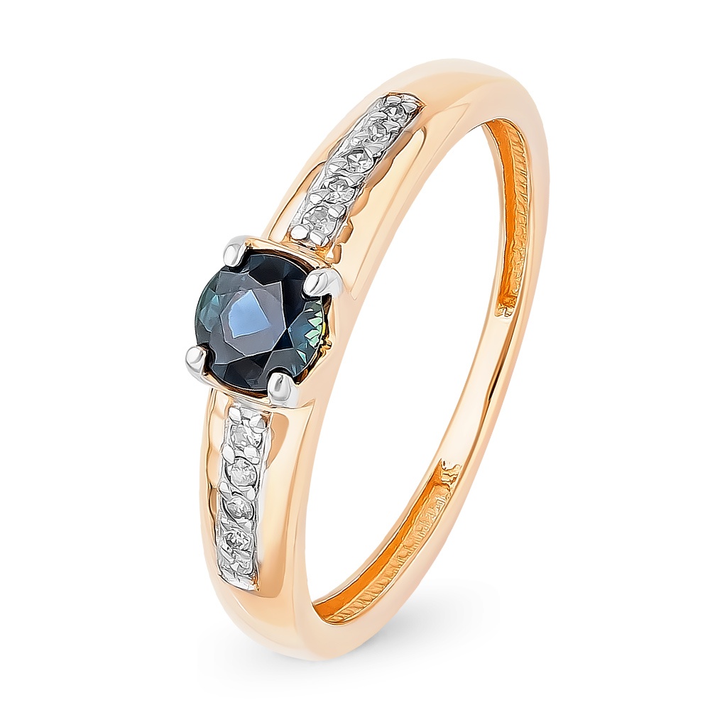 Кольцо женское из красного золота с сапфиром, бриллиантом 585Gold 101012888, р, 101012888
Кольцо женское из красного золота с сапфиром, бриллиантом 585Gold 101012888, р, 101012888