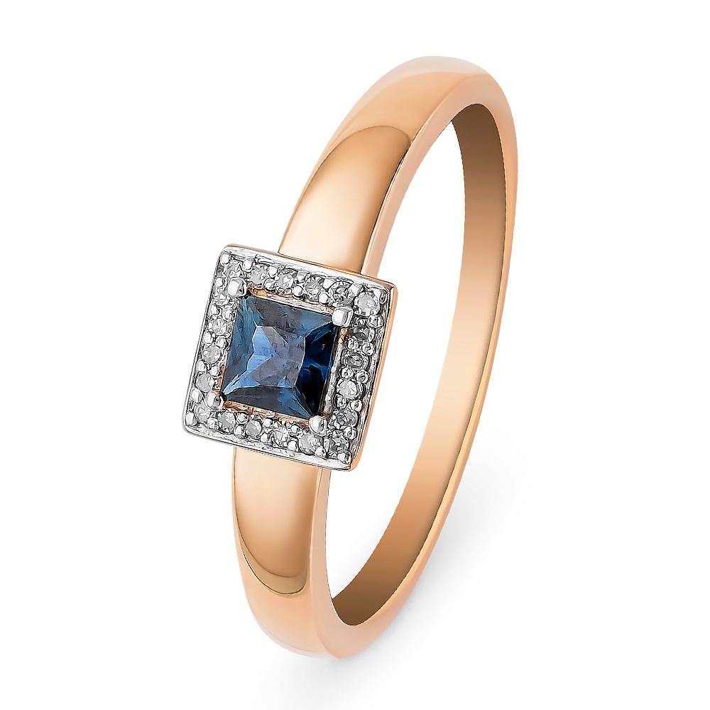 Кольцо женское из красного золота с сапфиром, бриллиантом 585Gold 101012773, р, 101012773
Кольцо женское из красного золота с сапфиром, бриллиантом 585Gold 101012773, р, 101012773