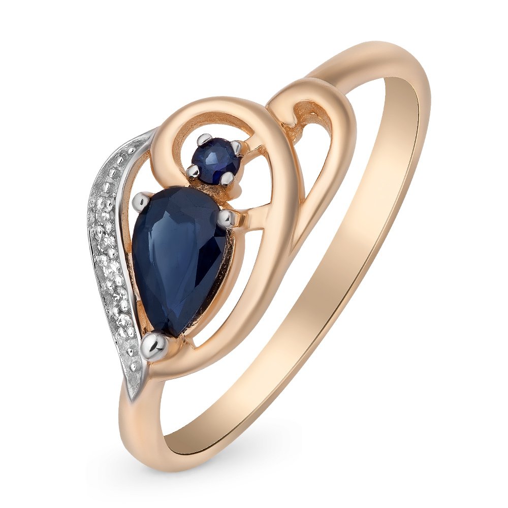 Кольцо женское из красного золота с сапфиром, бриллиантом 585Gold 101011566, р, 101011566
Кольцо женское из красного золота с сапфиром, бриллиантом 585Gold 101011566, р, 101011566