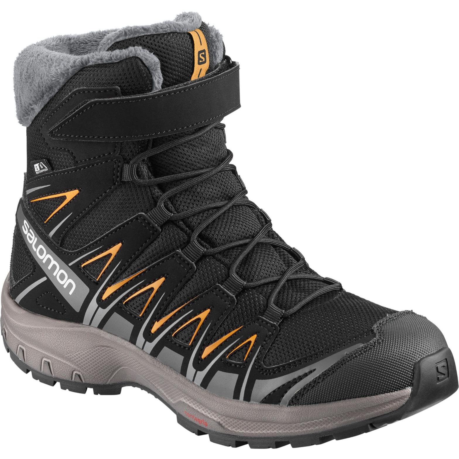 фото Ботинки salomon xa pro 3d winter ts cswp j black/magnet/tangelo, р. 31