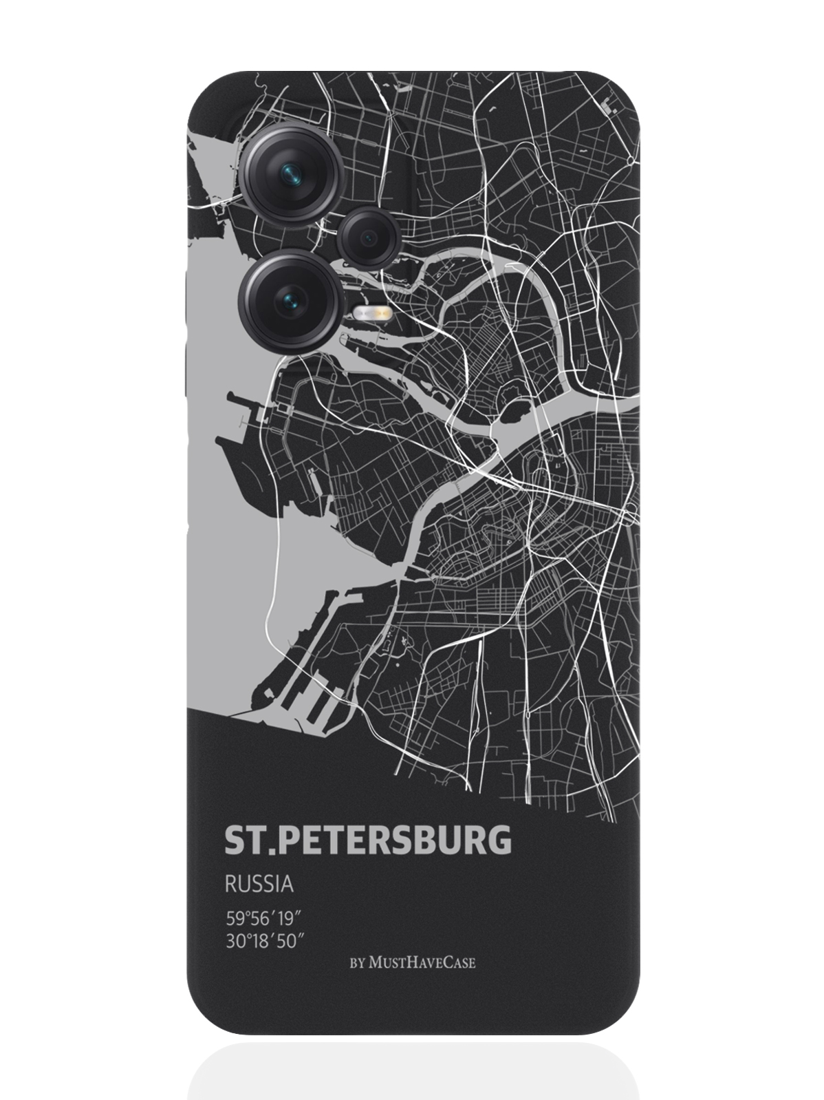 Чехол для Xiaomi Redmi Note 12 Pro Plus (5G) Карта Санкт-Петербурга черный, Серый;черный
Чехол для Xiaomi Redmi Note 12 Pro Plus (5G) Карта Санкт-Петербурга черный, Серый;черный