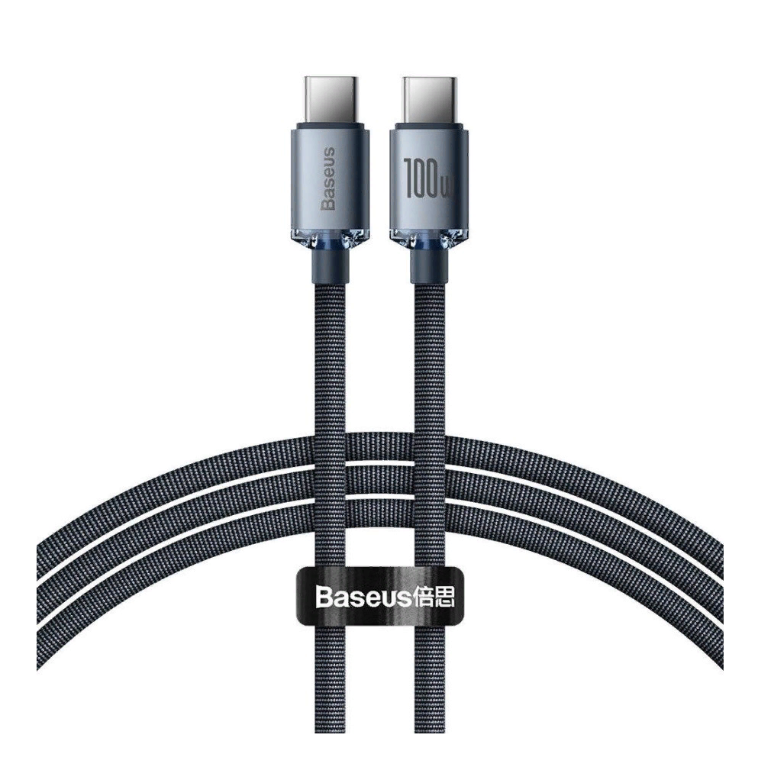 Дата-кабель Baseus Crystal Shine Series Fast Charging Type-C - Type-C 100W, 2 м, Black
Дата-кабель Baseus Crystal Shine Series Fast Charging Type-C - Type-C 100W, 2 м, Black