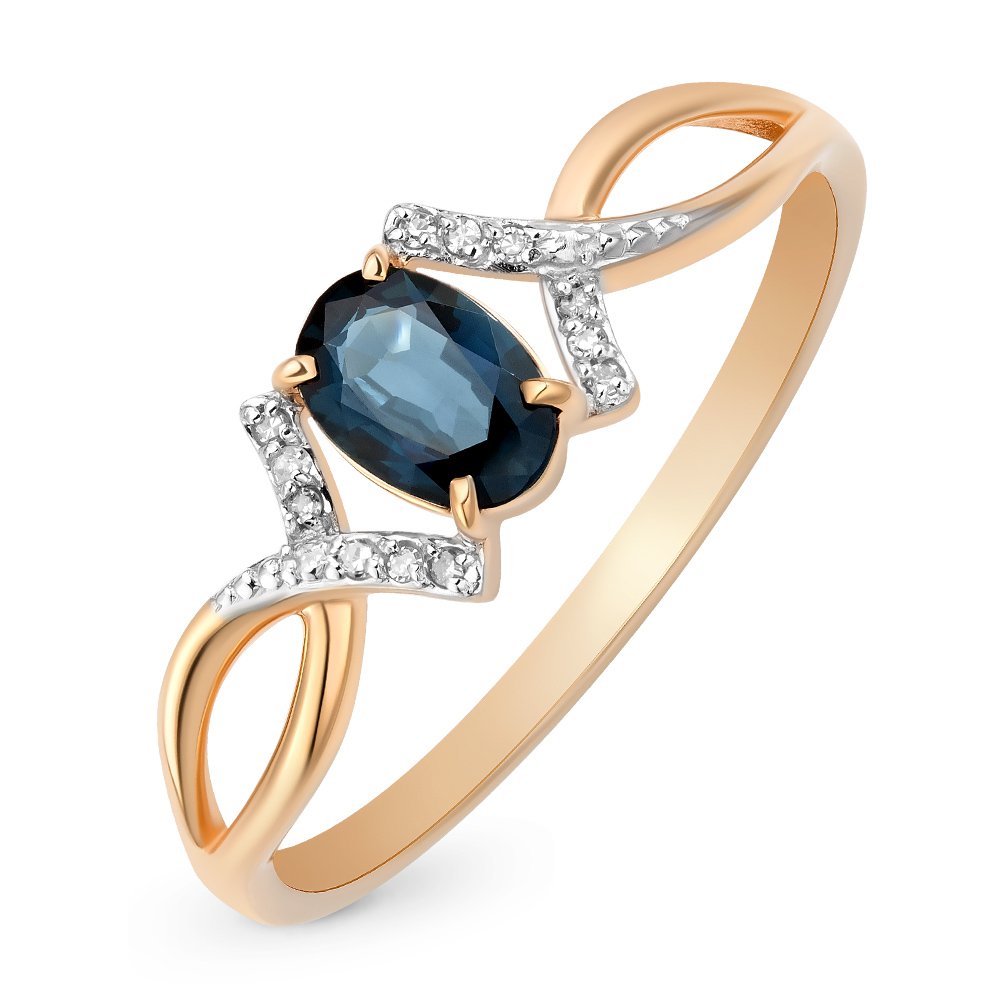 Кольцо женское из красного золота с сапфиром, бриллиантом 585Gold 101010925, р, 101010925
Кольцо женское из красного золота с сапфиром, бриллиантом 585Gold 101010925, р, 101010925
