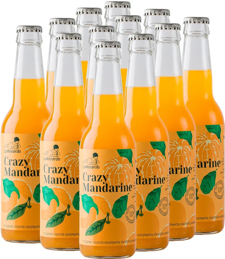 Лимонад мандариновый Lemonardo Crazy Mandarine без сахара, 330 мл * 12 шт, Crazy Mandarine
Лимонад мандариновый Lemonardo Crazy Mandarine без сахара, 330 мл * 12 шт, Crazy Mandarine