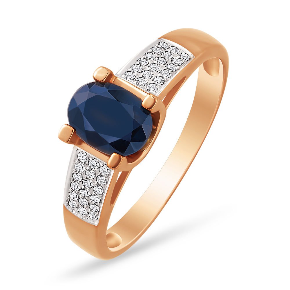 Кольцо женское из красного золота с сапфиром, бриллиантом 585Gold 101001734, р, 101001734
Кольцо женское из красного золота с сапфиром, бриллиантом 585Gold 101001734, р, 101001734