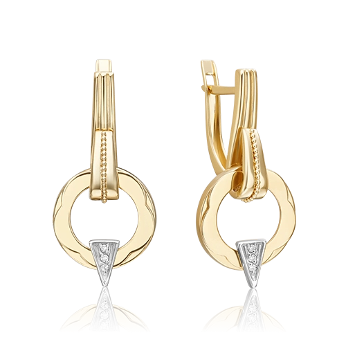 Серьги из комбинированного золота с бриллиантом PLATINA jewelry 02-5004-00-101-1121, 02-5004-00-101-1121
Серьги из комбинированного золота с бриллиантом PLATINA jewelry 02-5004-00-101-1121, 02-5004-00-101-1121