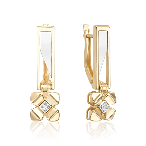 Серьги из комбинированного золота с бриллиантом PLATINA jewelry 02-4992-00-101-1121, 02-4992-00-101-1121
Серьги из комбинированного золота с бриллиантом PLATINA jewelry 02-4992-00-101-1121, 02-4992-00-101-1121