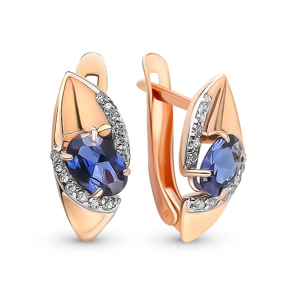 Серьги из красного золота 585Gold 102007298, сапфир искусственный/бриллиант, 102007298
Серьги из красного золота 585Gold 102007298, сапфир искусственный/бриллиант, 102007298