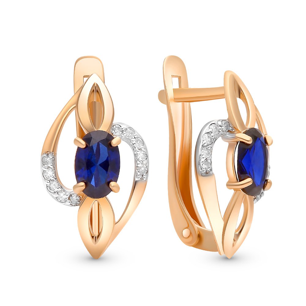 Серьги из красного золота 585Gold 102006587, сапфир искусственный/бриллиант, 102006587
Серьги из красного золота 585Gold 102006587, сапфир искусственный/бриллиант, 102006587