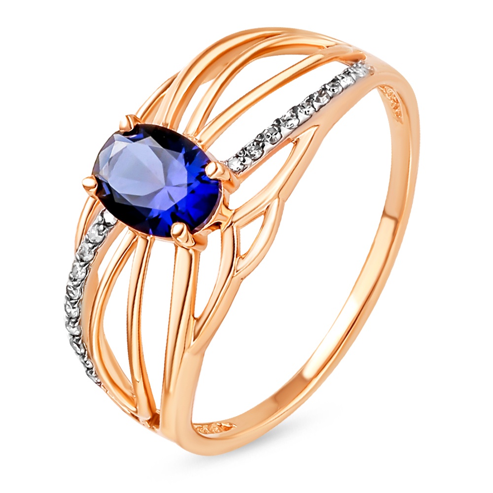 Кольцо женское из красного золота с сапфиром, бриллиантом 585Gold 101014076, р, 101014076
Кольцо женское из красного золота с сапфиром, бриллиантом 585Gold 101014076, р, 101014076