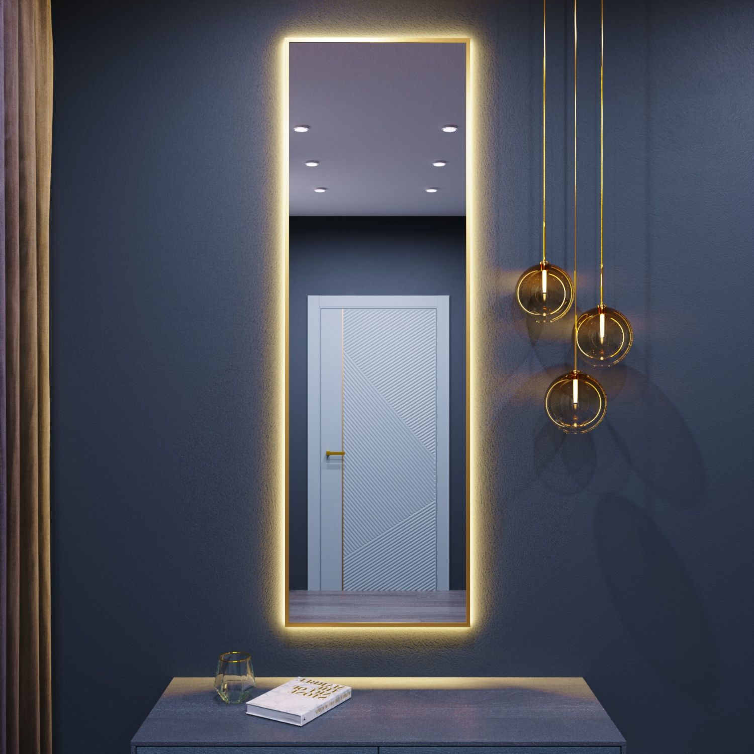 Зеркало с подсветкой настенное ONE MARKET 130х50 см 3000К Золото, Золотистый
Зеркало с подсветкой настенное ONE MARKET 130х50 см 3000К Золото, Золотистый