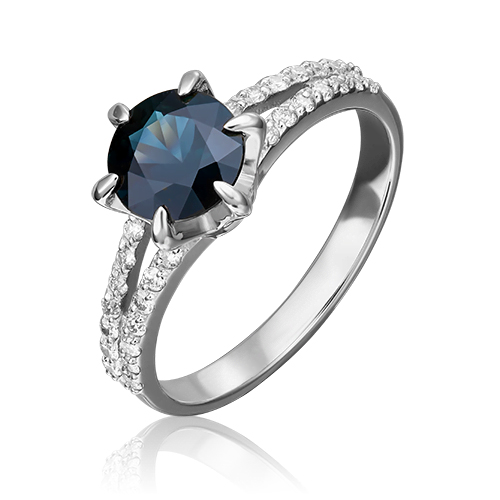 Кольцо из золота с бриллиантом/сапфиром р. 17,5 PLATINA jewelry 01-1402-00-105-1120-30, 01-1402-00-105-1120-30
Кольцо из золота с бриллиантом/сапфиром р. 17,5 PLATINA jewelry 01-1402-00-105-1120-30, 01-1402-00-105-1120-30
