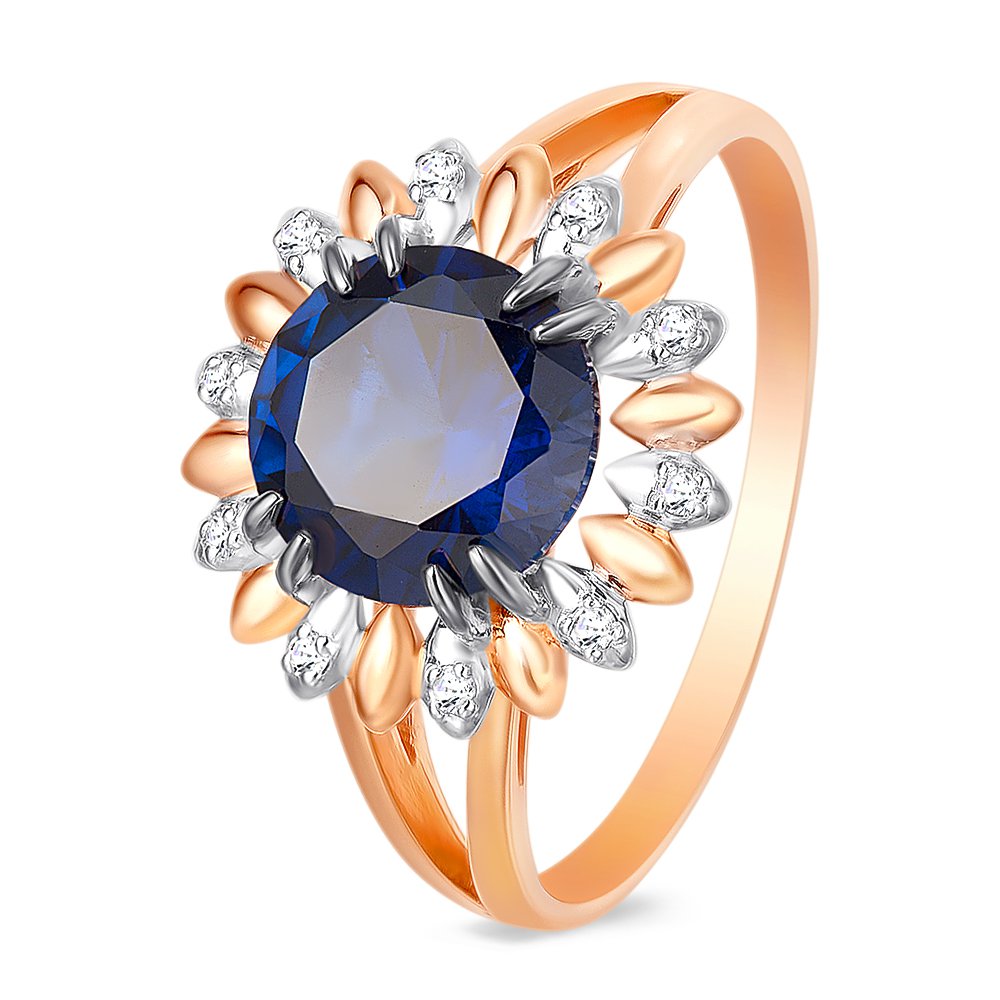 Кольцо женское из красного золота с сапфиром, бриллиантом 585Gold 101011150, р, 101011150
Кольцо женское из красного золота с сапфиром, бриллиантом 585Gold 101011150, р, 101011150