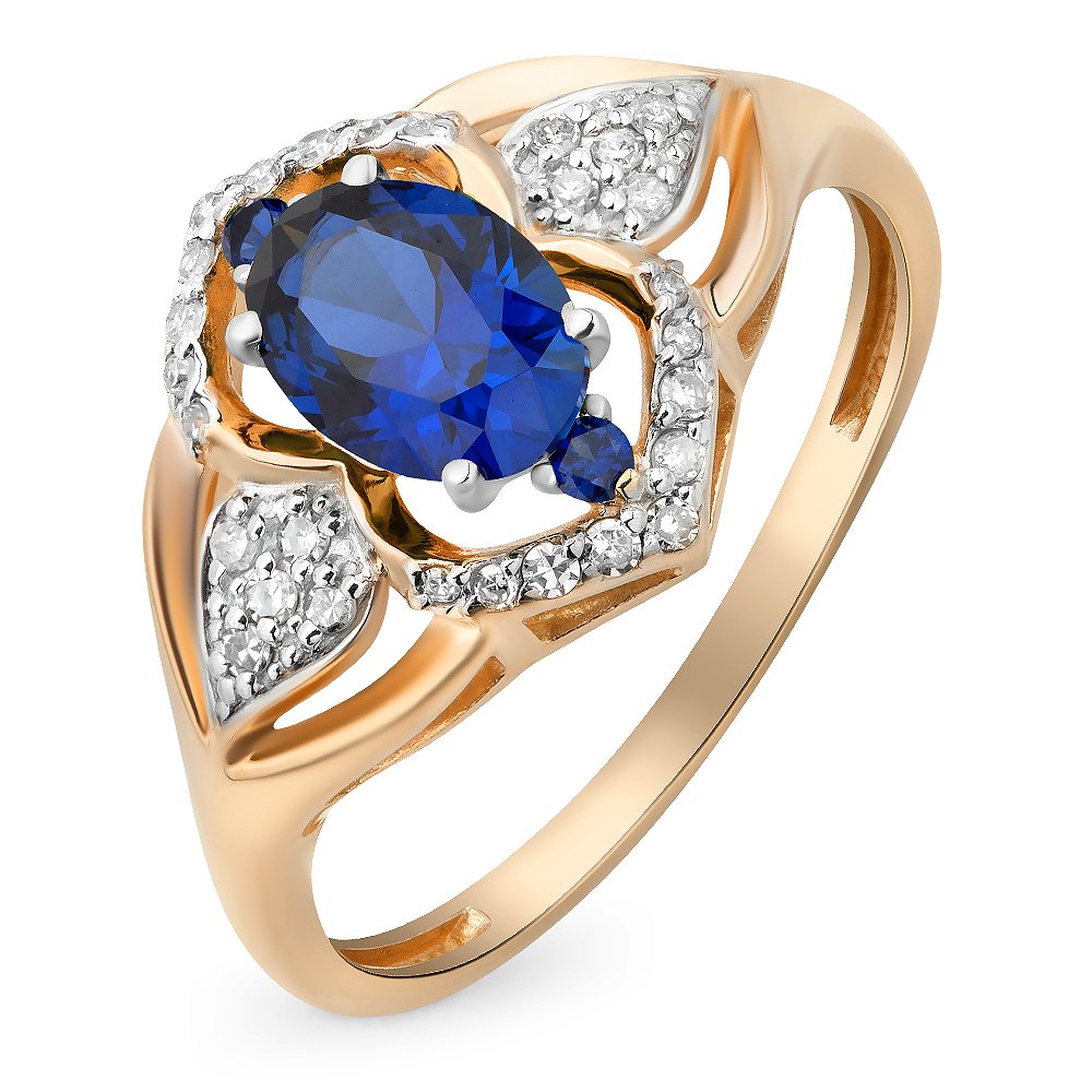 Кольцо женское из красного золота с сапфиром, бриллиантом 585Gold 101010083, р, 101010083
Кольцо женское из красного золота с сапфиром, бриллиантом 585Gold 101010083, р, 101010083