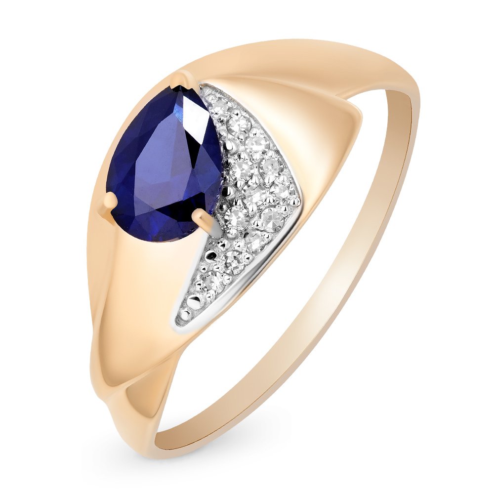 Кольцо женское из красного золота с сапфиром, бриллиантом 585Gold 101010038, р, 101010038
Кольцо женское из красного золота с сапфиром, бриллиантом 585Gold 101010038, р, 101010038