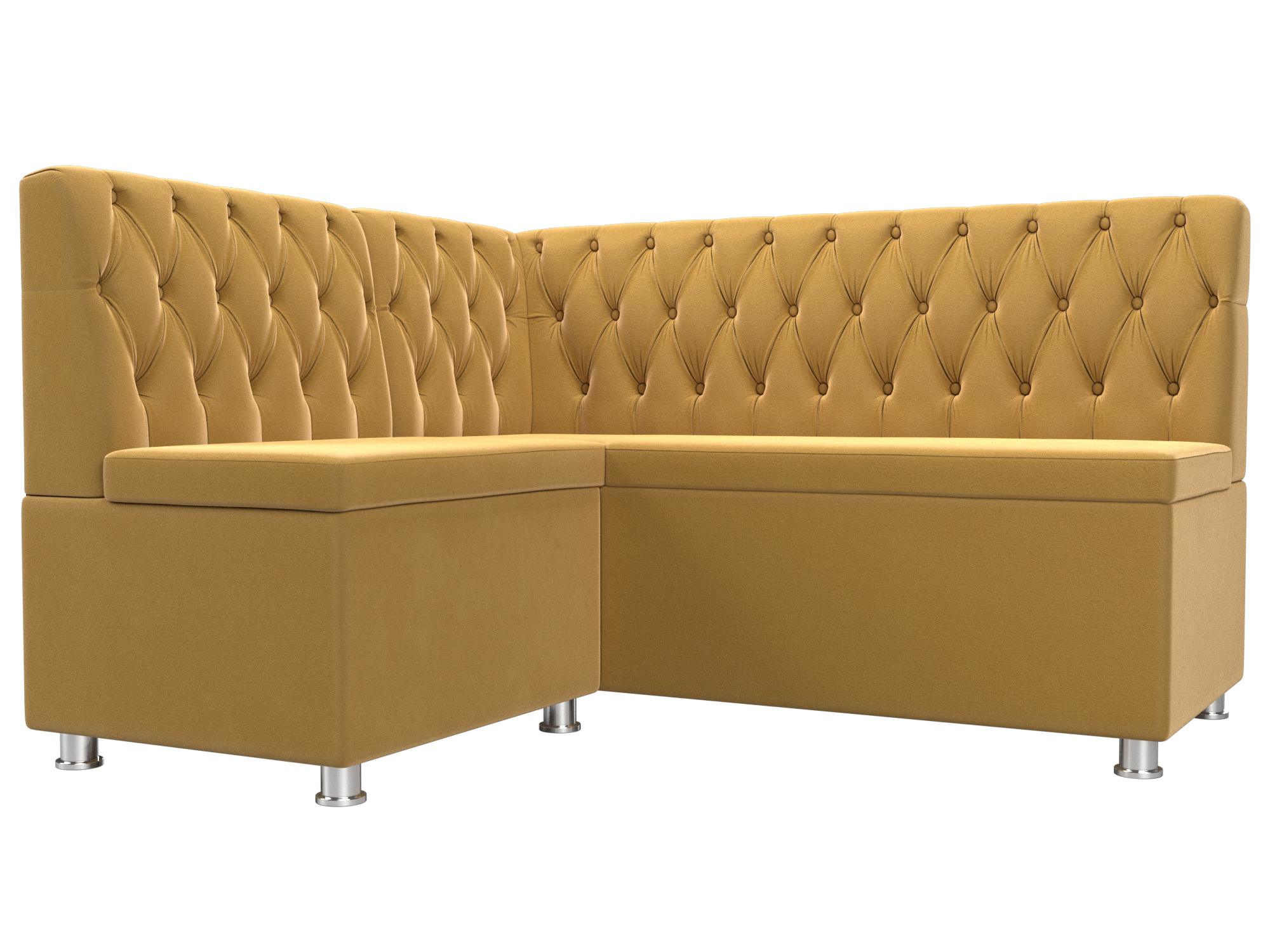Диван кухонный Лига Диванов Мирта левый угол 151x125x90, микровельвет, желтый, Мирта левый угол
Диван кухонный Лига Диванов Мирта левый угол 151x125x90, микровельвет, желтый, Мирта левый угол