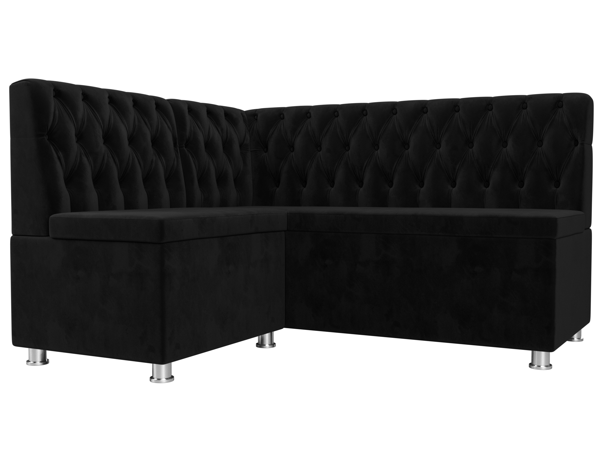 Диван кухонный Лига Диванов Мирта левый угол 151x125x90, велюр, черный, Мирта левый угол
Диван кухонный Лига Диванов Мирта левый угол 151x125x90, велюр, черный, Мирта левый угол