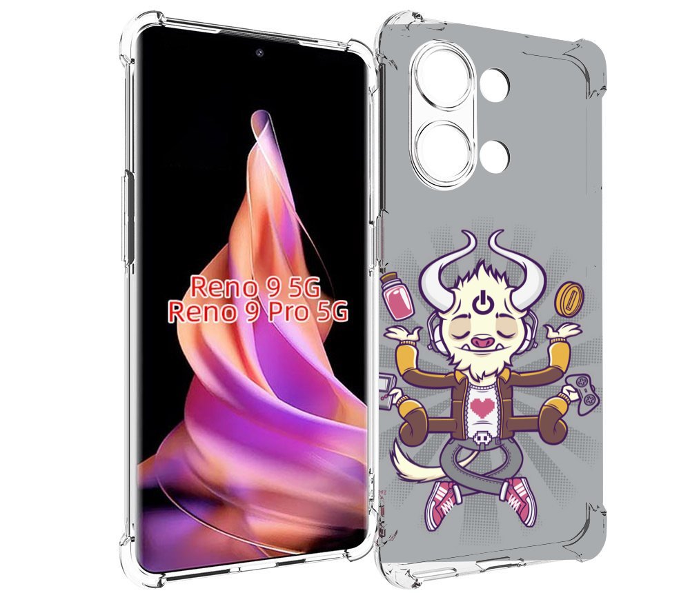 Чехол MyPads рогатый любитель поиграть для Oppo Reno 9/Reno 9 Pro, Прозрачный, Tocco
Чехол MyPads рогатый любитель поиграть для Oppo Reno 9/Reno 9 Pro, Прозрачный, Tocco