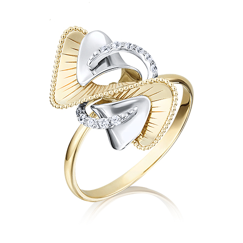 Кольцо из комбинированного золота с фианитом р. 17 PLATINA jewelry 01-5065-00-401-1121-48, 01-5065-00-401-1121-48
Кольцо из комбинированного золота с фианитом р. 17 PLATINA jewelry 01-5065-00-401-1121-48, 01-5065-00-401-1121-48