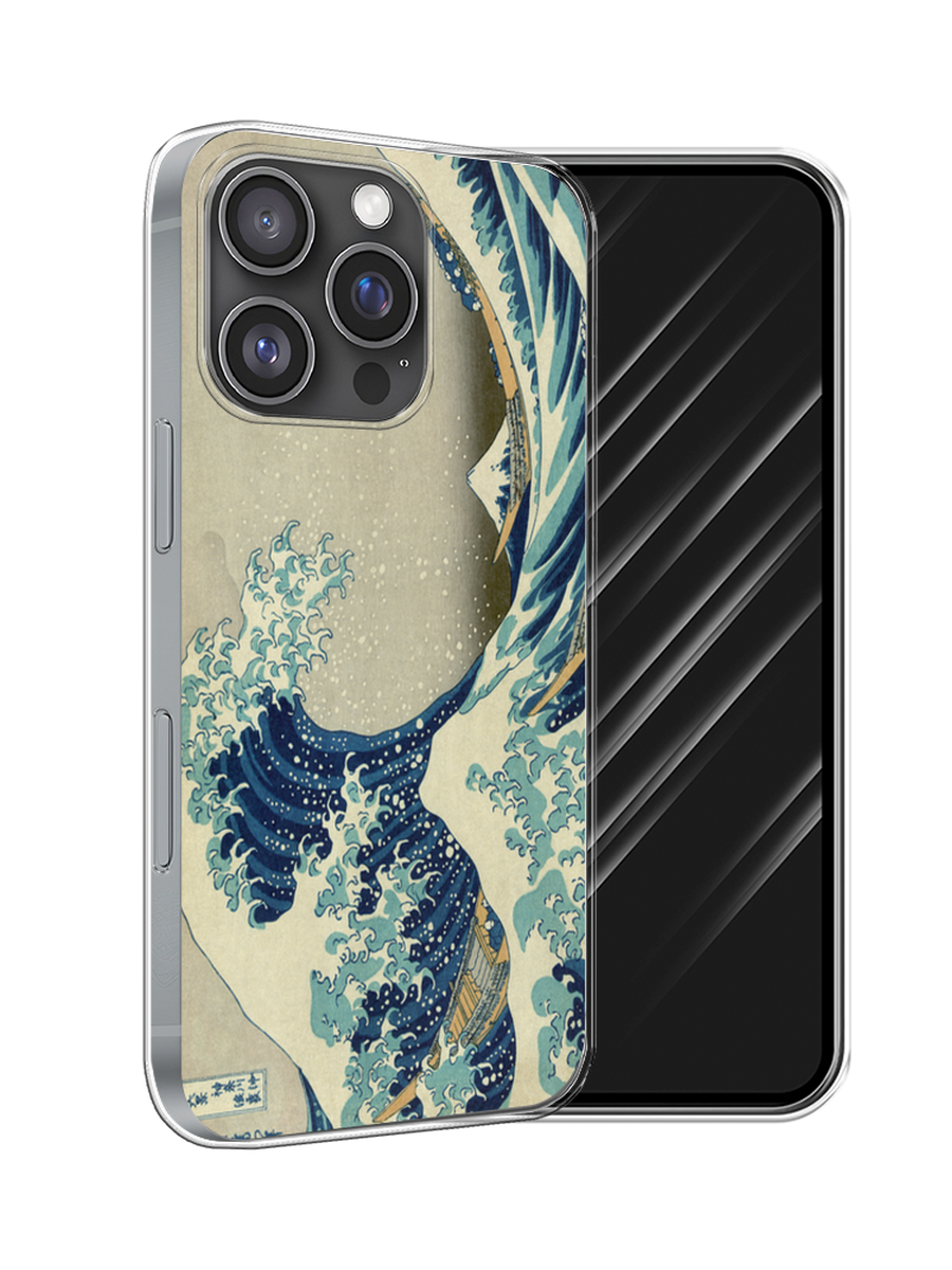 Чехол Awog на Apple iPhone 16 Pro "Большая волна в Канагаве", Серый;синий;голубой, 16250-1
Чехол Awog на Apple iPhone 16 Pro "Большая волна в Канагаве", Серый;синий;голубой, 16250-1