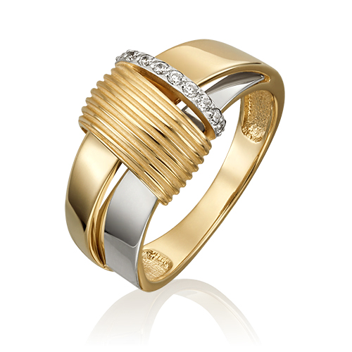Кольцо из комбинированного золота с фианитом р. 16 PLATINA jewelry 01-5426-00-401-1121-23, 01-5426-00-401-1121-23
Кольцо из комбинированного золота с фианитом р. 16 PLATINA jewelry 01-5426-00-401-1121-23, 01-5426-00-401-1121-23