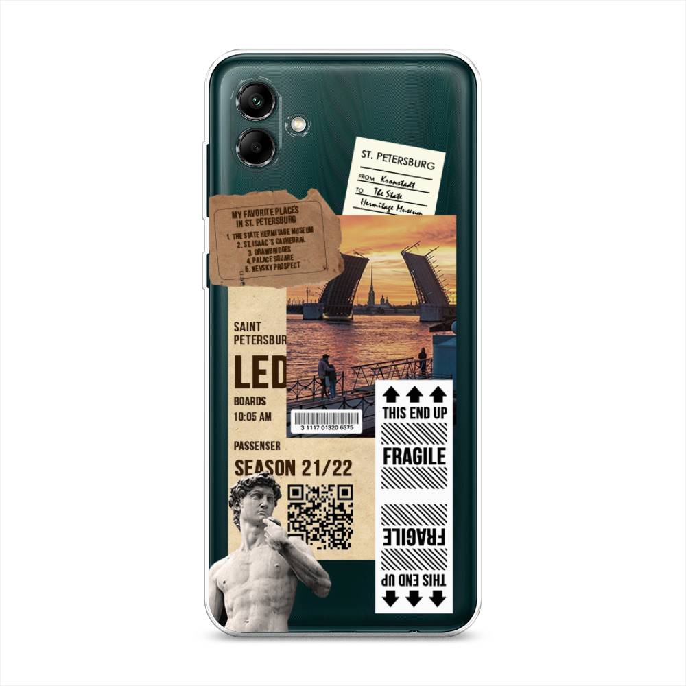 Чехол на Samsung Galaxy A04 "Санкт-Петербург коллаж", Коричневый;бежевый;белый, 2107050-6
Чехол на Samsung Galaxy A04 "Санкт-Петербург коллаж", Коричневый;бежевый;белый, 2107050-6