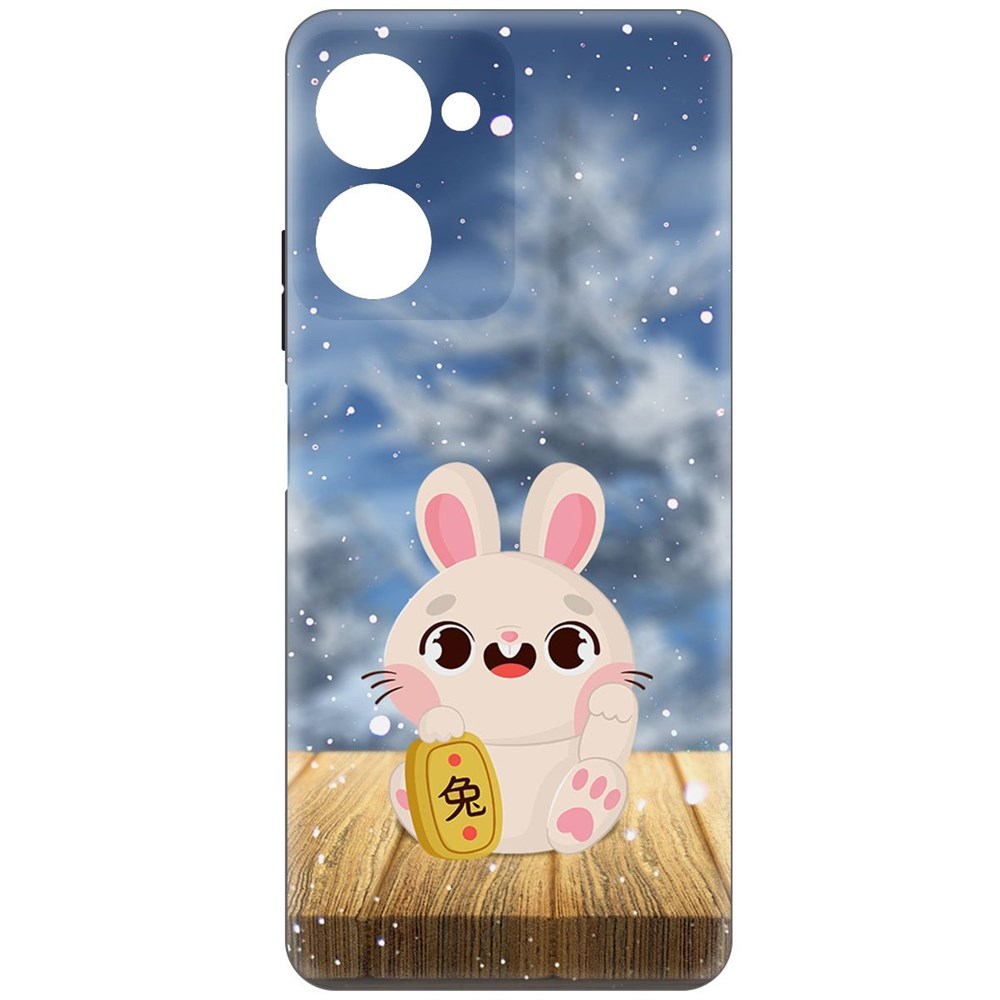 Чехол-накладка Софт Год кролика для Realme 10 Pro, Черный
Чехол-накладка Софт Год кролика для Realme 10 Pro, Черный