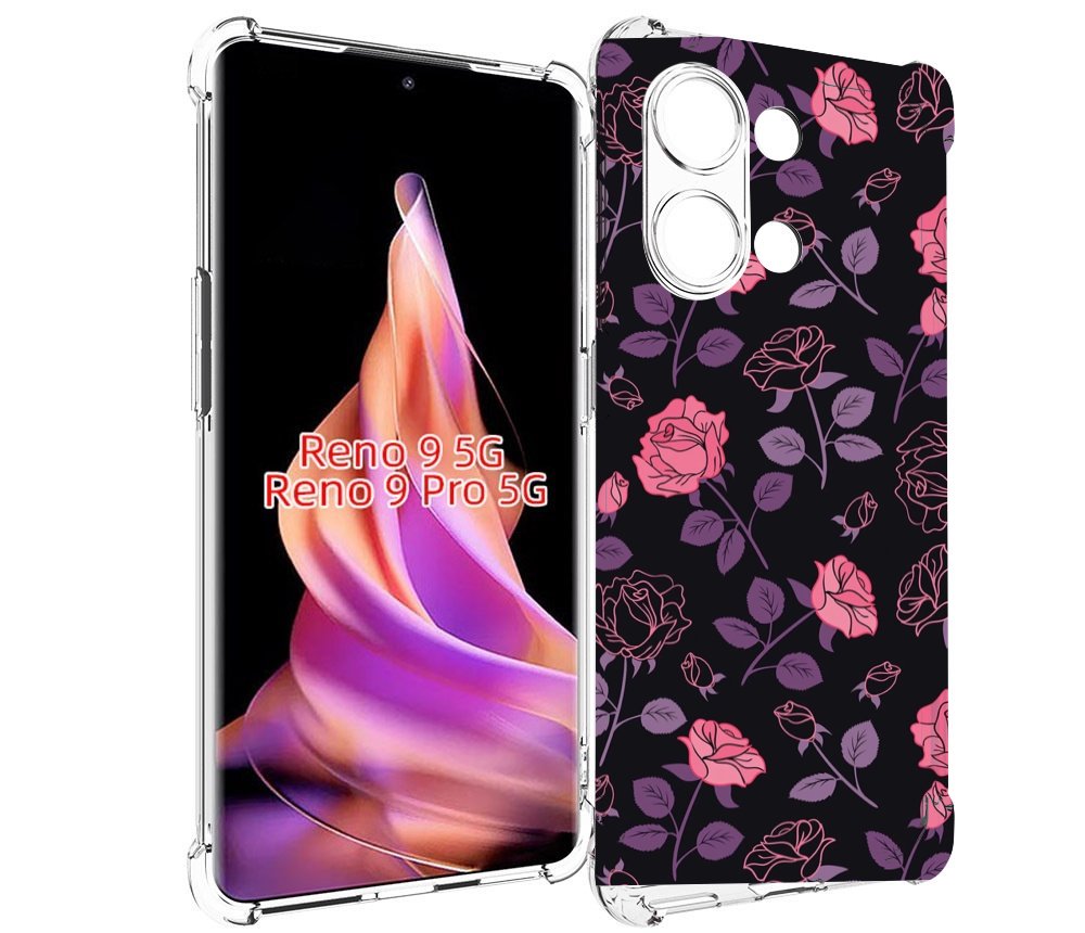 Чехол MyPads маленькие розочки на черном фоне женский для Oppo Reno 9/Reno 9 Pro, Прозрачный, Tocco
Чехол MyPads маленькие розочки на черном фоне женский для Oppo Reno 9/Reno 9 Pro, Прозрачный, Tocco