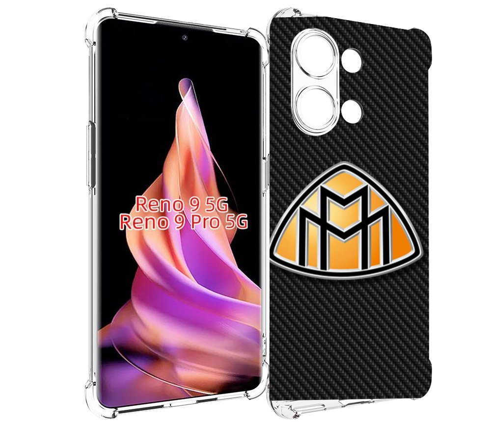 Чехол MyPads маибах maybach для Oppo Reno 9/Reno 9 Pro, Прозрачный, Tocco