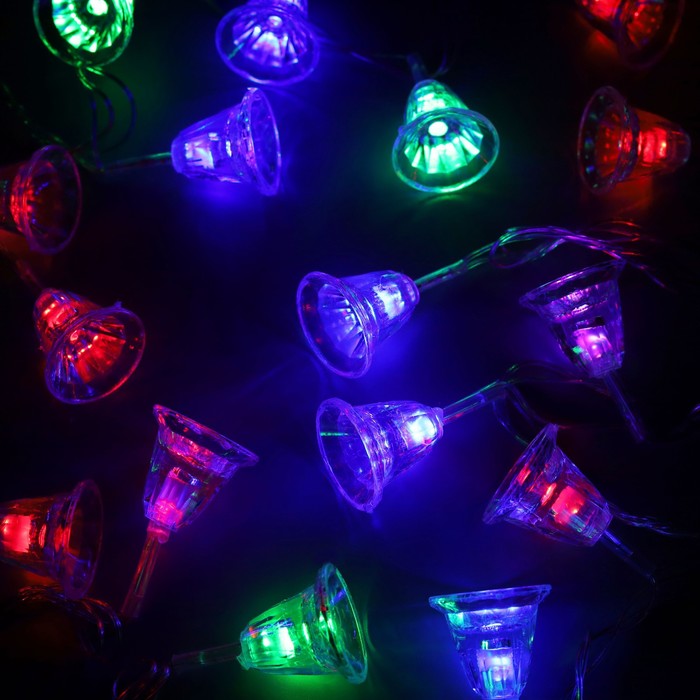 Световая гирлянда новогодняя Luazon lighting Колокольчики 541537 5м разноцветный/RGB, Колокольчики
Световая гирлянда новогодняя Luazon lighting Колокольчики 541537 5м разноцветный/RGB, Колокольчики