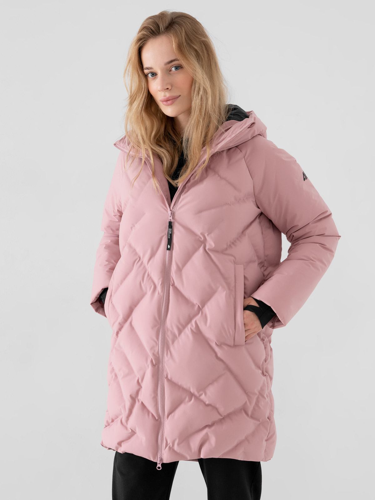 фото Куртка женская 4f h4z21-kudp011 розовая 2xl