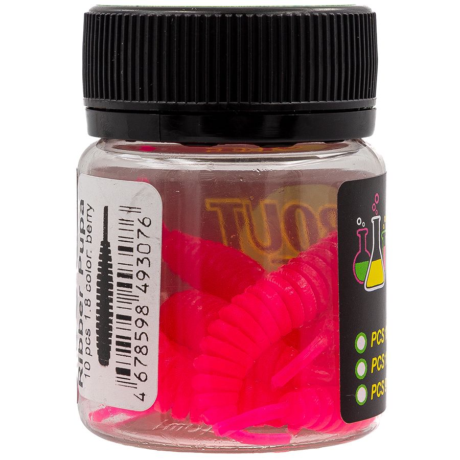 Силиконовые приманки на форель Trout Zone Ribber Pupa 1.8 Сыр Малиновый 10 шт, Разноцветный, на форель Ribber Pupa
Силиконовые приманки на форель Trout Zone Ribber Pupa 1.8 Сыр Малиновый 10 шт, Разноцветный, на форель Ribber Pupa