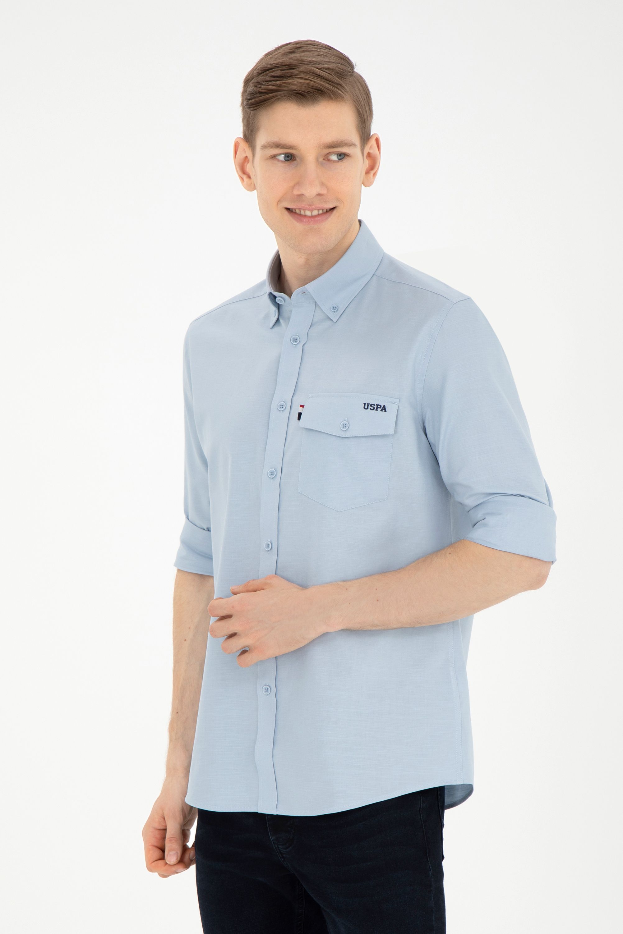 Рубашка мужская U.S. POLO Assn. G081SZ0040HARMONY голубая 2XL, Голубой, G081SZ0040HARMONY
Рубашка мужская U.S. POLO Assn. G081SZ0040HARMONY голубая 2XL, Голубой, G081SZ0040HARMONY