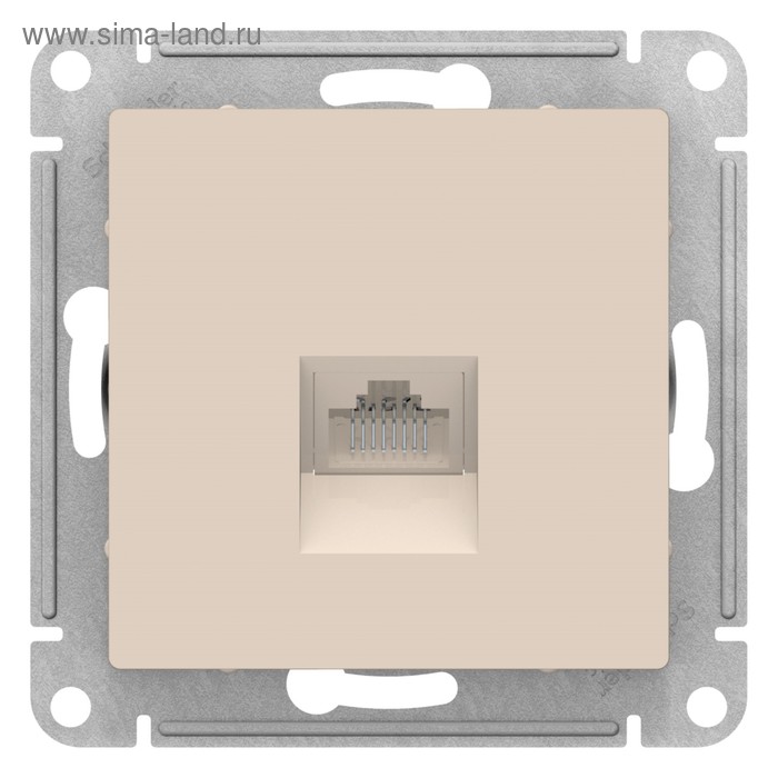 Розетка компьютерная Schneider Electric ATN000283 1-местная, RJ45, бежевая, Бежевый, Systeme Electric-3
Розетка компьютерная Schneider Electric ATN000283 1-местная, RJ45, бежевая, Бежевый, Systeme Electric-3