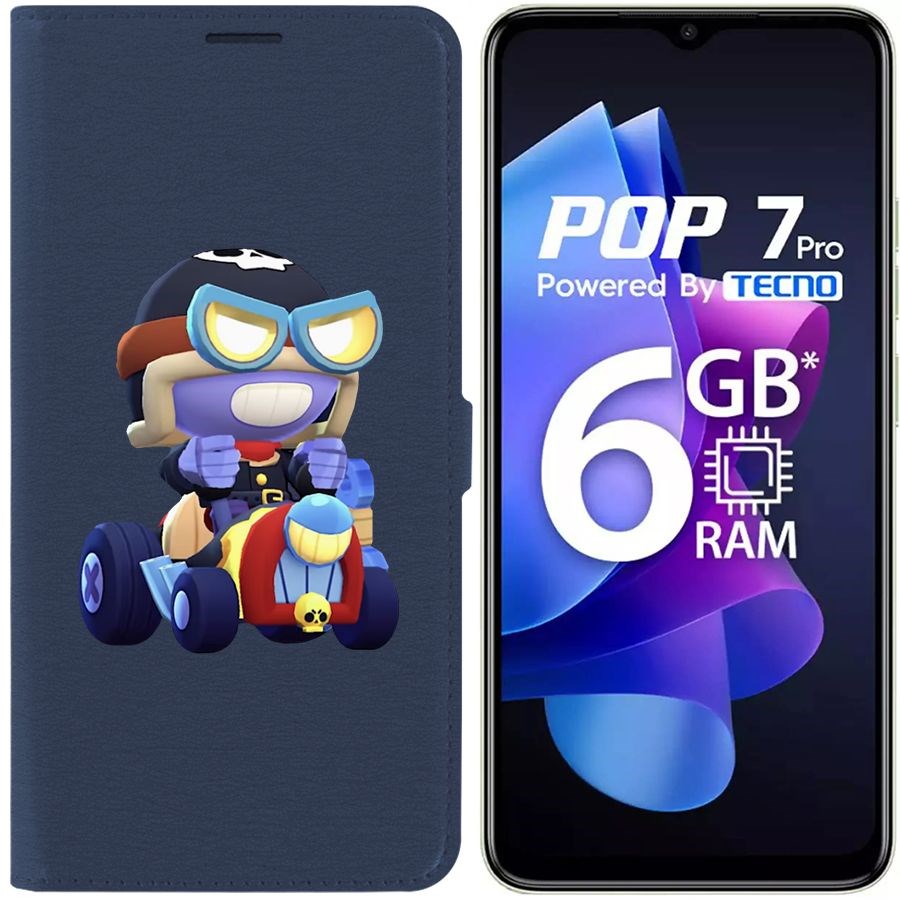 Чехол-книжка Eco Book для Tecno Pop 7 Pro Brawl Stars-Безумный Карл
Чехол-книжка Eco Book для Tecno Pop 7 Pro Brawl Stars-Безумный Карл