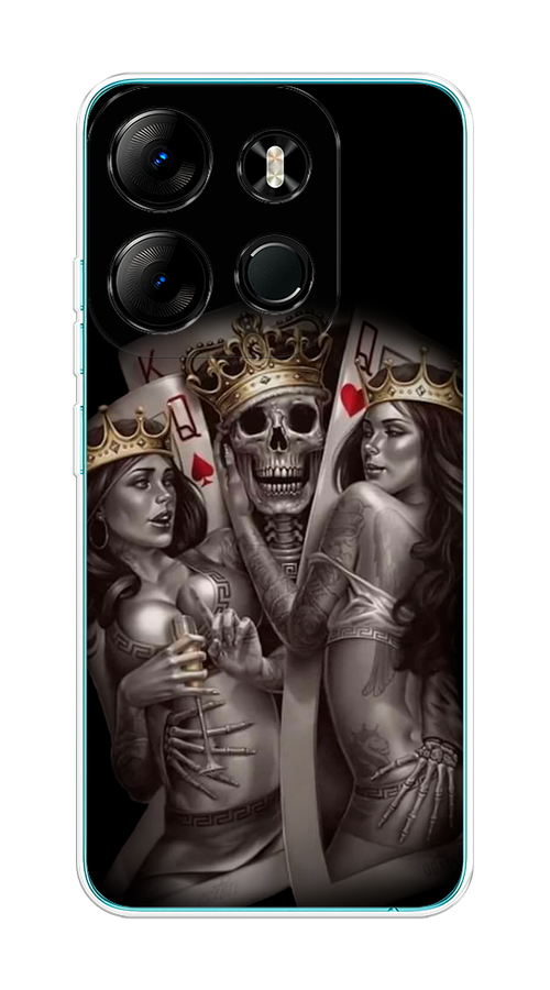 Чехол на Tecno Spark Go 2023/Infinix Smart 7 "Карты король и королевы", Серый;желтый, 3103750-6
Чехол на Tecno Spark Go 2023/Infinix Smart 7 "Карты король и королевы", Серый;желтый, 3103750-6
