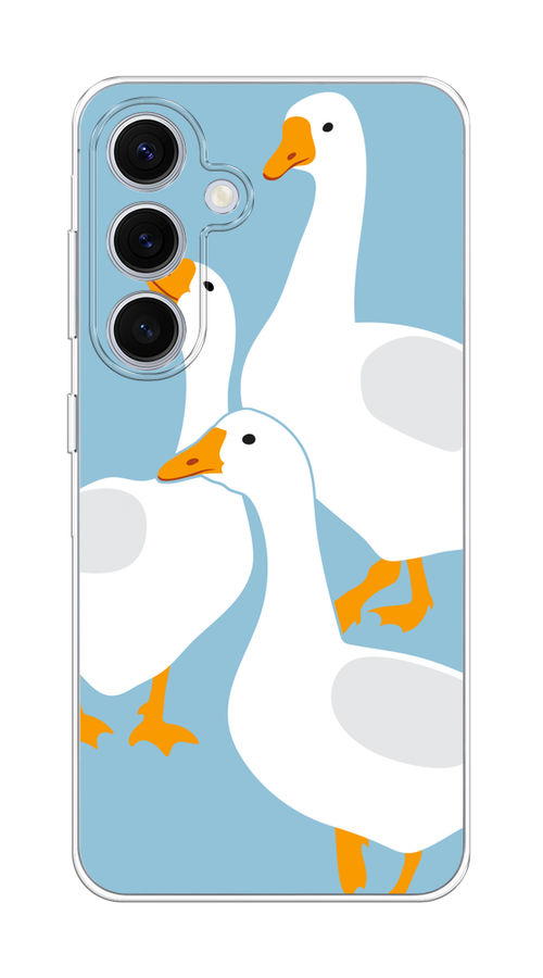 Чехол на Samsung Galaxy S24 FE 5G "Гусиное трио", Голубой;белый;серый;желтый, 2109950-1
Чехол на Samsung Galaxy S24 FE 5G "Гусиное трио", Голубой;белый;серый;желтый, 2109950-1