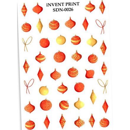 Набор, iNVENT PRiNT, Слайдер-дизайн «Новый год. Зима. Игрушки. Шары» №SDN-26, 3 шт., Оранжевый
Набор, iNVENT PRiNT, Слайдер-дизайн «Новый год. Зима. Игрушки. Шары» №SDN-26, 3 шт., Оранжевый