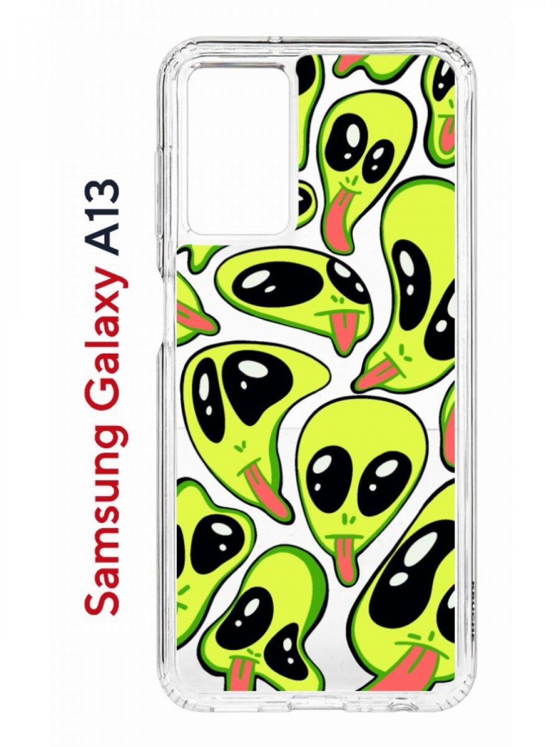 Чехол на Samsung A13 Kruche Print Инопланетянин, противоударный бампер, с защитой камеры, Прозрачный;зеленый;черный;розовый, Самсунг Галакси а13
Чехол на Samsung A13 Kruche Print Инопланетянин, противоударный бампер, с защитой камеры, Прозрачный;зеленый;черный;розовый, Самсунг Галакси а13