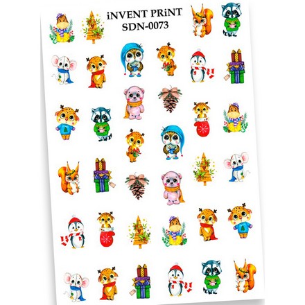 iNVENT PRiNT, Слайдер-дизайн «Новый год. Зима. Зверята. Рождество» №SDN-73, Разноцветный
iNVENT PRiNT, Слайдер-дизайн «Новый год. Зима. Зверята. Рождество» №SDN-73, Разноцветный