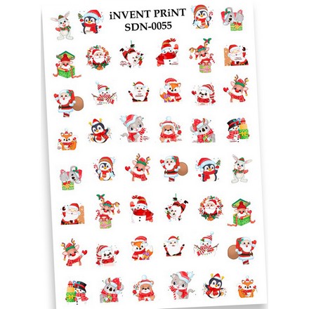 iNVENT PRiNT, Слайдер-дизайн «Новый год. Зима. Дед Мороз. Зверята» №SDN-55, Разноцветный
iNVENT PRiNT, Слайдер-дизайн «Новый год. Зима. Дед Мороз. Зверята» №SDN-55, Разноцветный