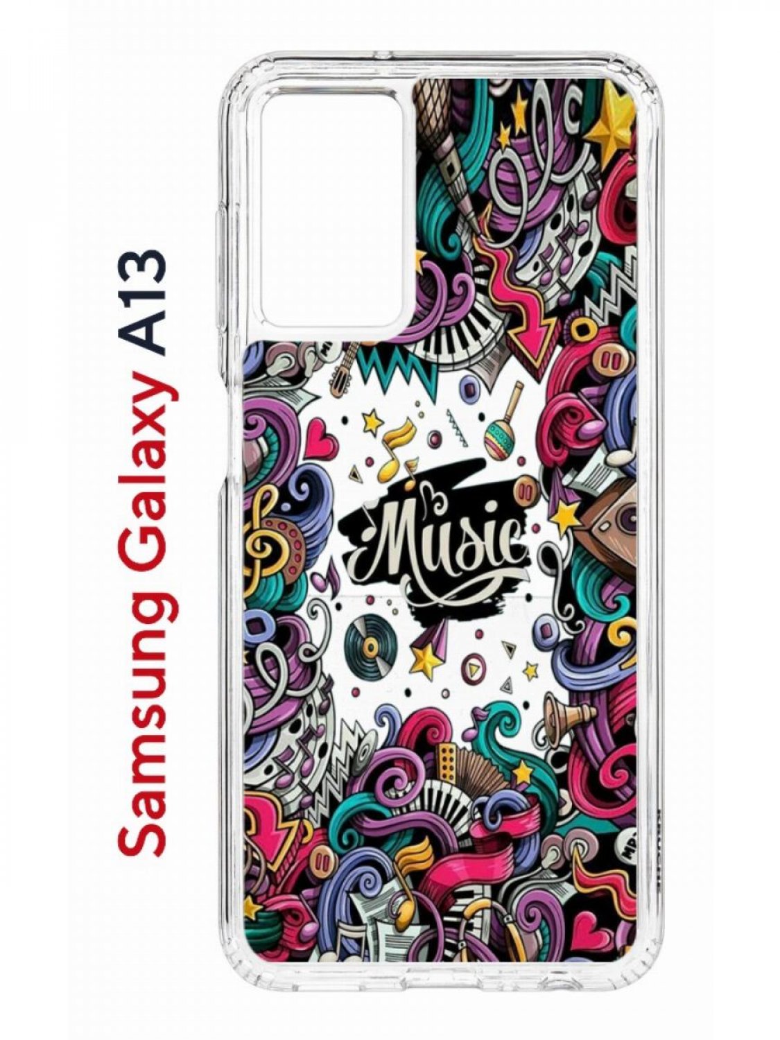 Чехол на Samsung A13 с принтом Kruche Print Music, противоударный бампер, с защитой камеры, Прозрачный;розовый;синий;фиолетовый, Самсунг Галакси а13
Чехол на Samsung A13 с принтом Kruche Print Music, противоударный бампер, с защитой камеры, Прозрачный;розовый;синий;фиолетовый, Самсунг Галакси а13
