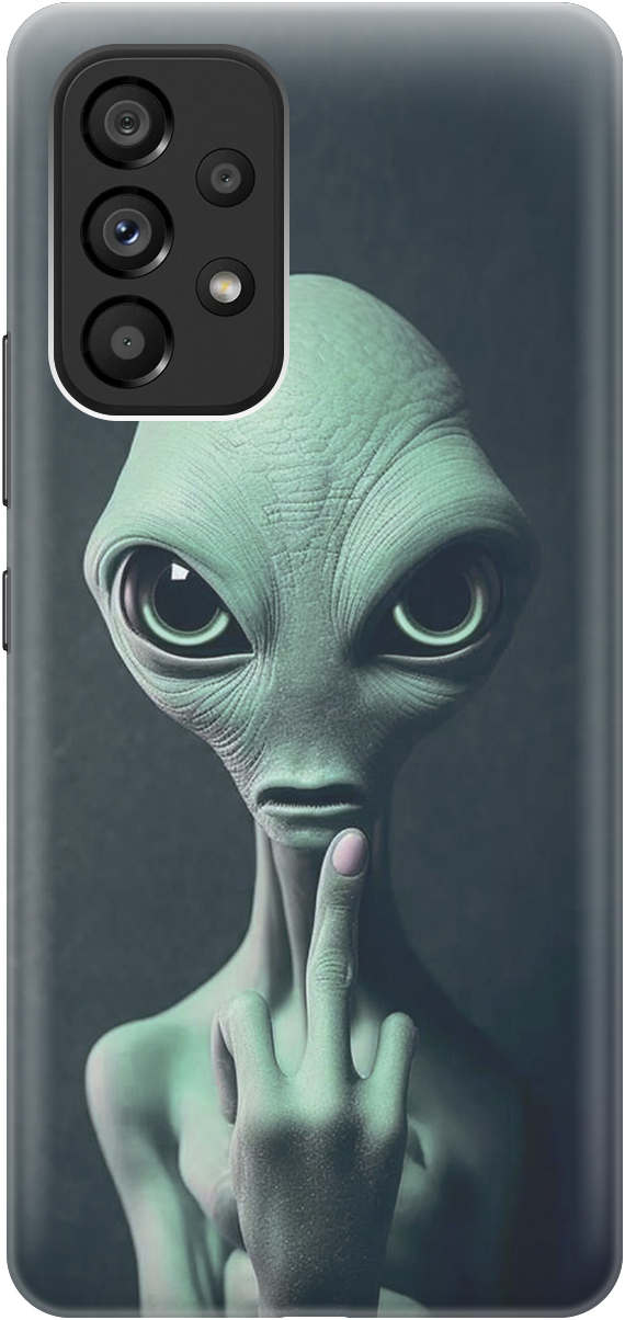 Силиконовый чехол на Samsung Galaxy A53 5G с принтом "Инопланетянин", Зеленый;синий;черный, 20000850
Силиконовый чехол на Samsung Galaxy A53 5G с принтом "Инопланетянин", Зеленый;синий;черный, 20000850