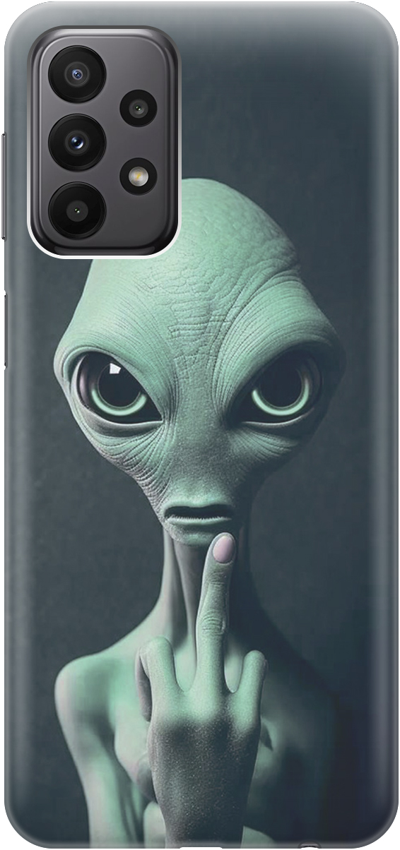 Силиконовый чехол на Samsung Galaxy A23 4G с принтом "Инопланетянин", Зеленый;синий;черный, 20000718
Силиконовый чехол на Samsung Galaxy A23 4G с принтом "Инопланетянин", Зеленый;синий;черный, 20000718