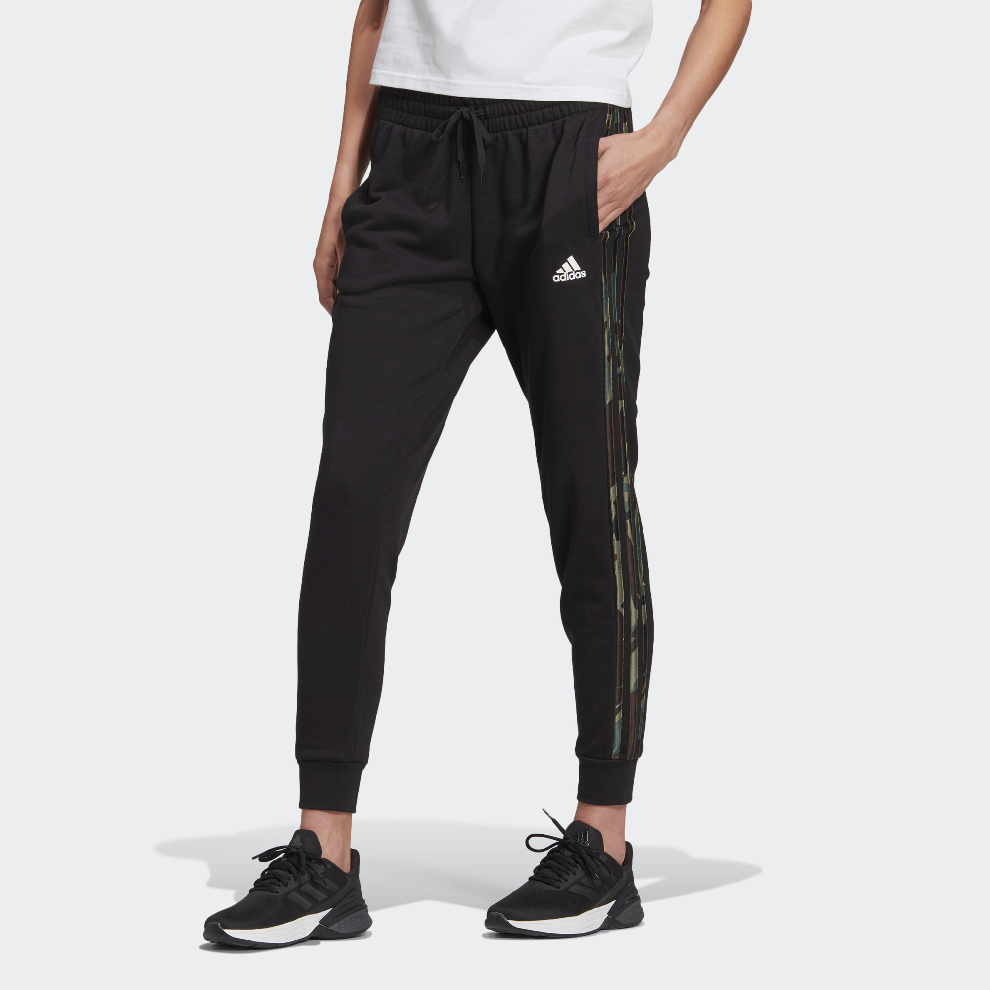 фото Спортивные брюки женские adidas gl1375 черные s