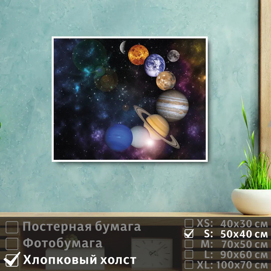 Постер на холсте ПолиЦентр Солнечная система в звездном пространстве 50х40 см, СолнечнаяСистемаВЗвездномПространстве
Постер на холсте ПолиЦентр Солнечная система в звездном пространстве 50х40 см, СолнечнаяСистемаВЗвездномПространстве